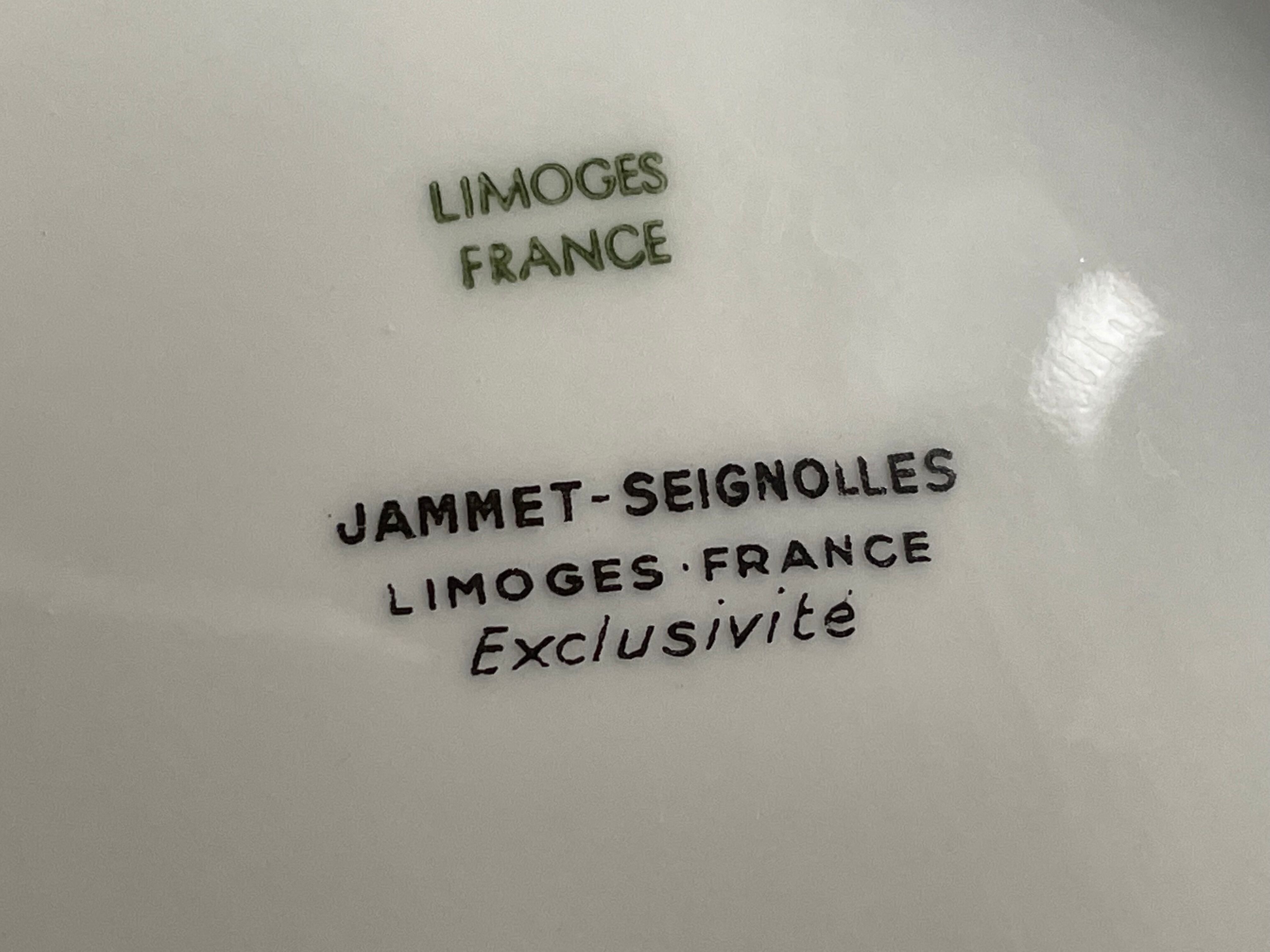 Exclusivity Jammet-Seignolles signed Josl - Limoges - Lunch service for 2 people
