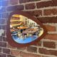 Vintage mirror with teak wood frame, Denmark, 1960s