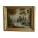 Oil french school XVIII, landscape with ruin trumeau