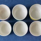 Series of 6 vintage ramekins Digoin France