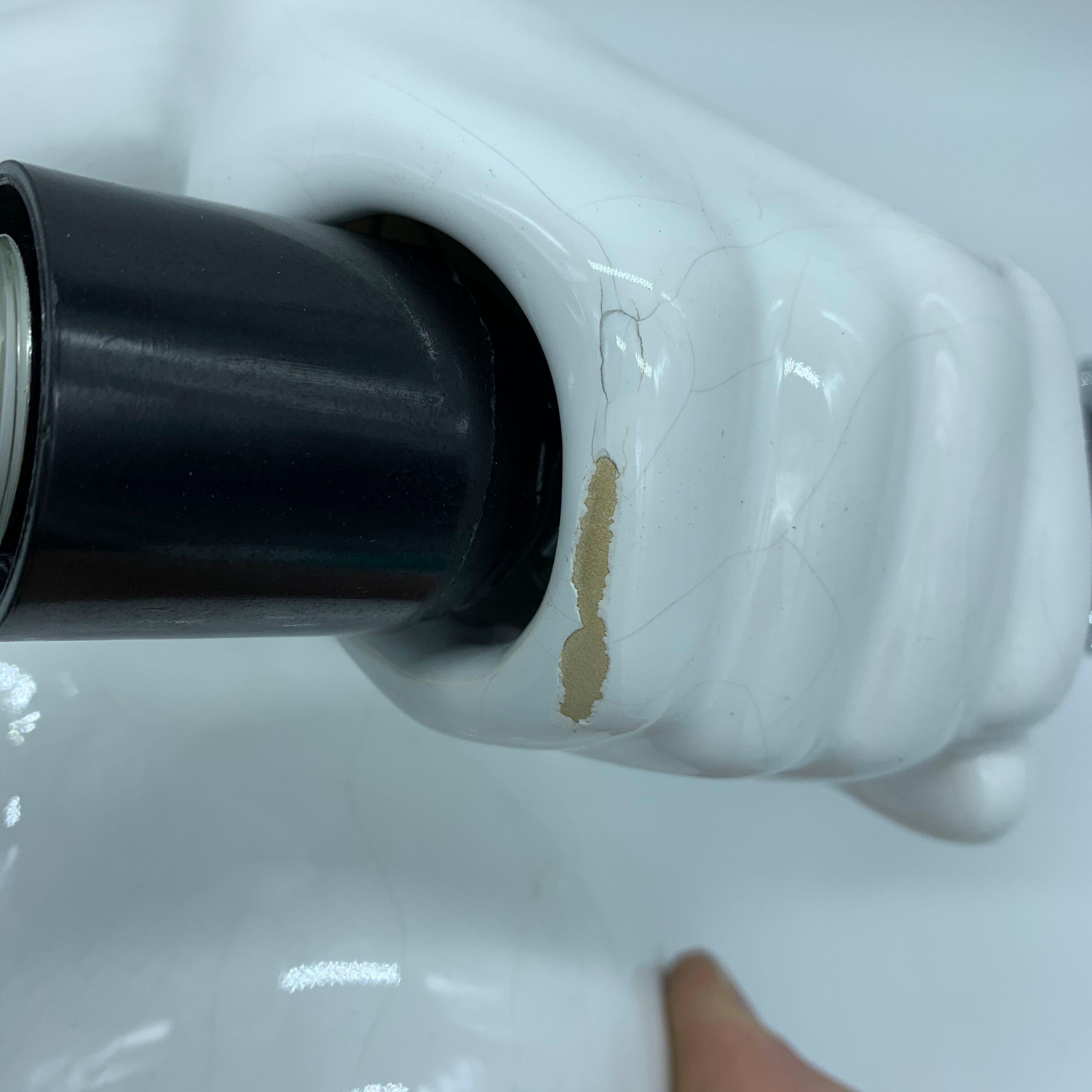 Wall light Ceramic Bras design 1980