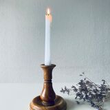 Bougeoir ancien en bois