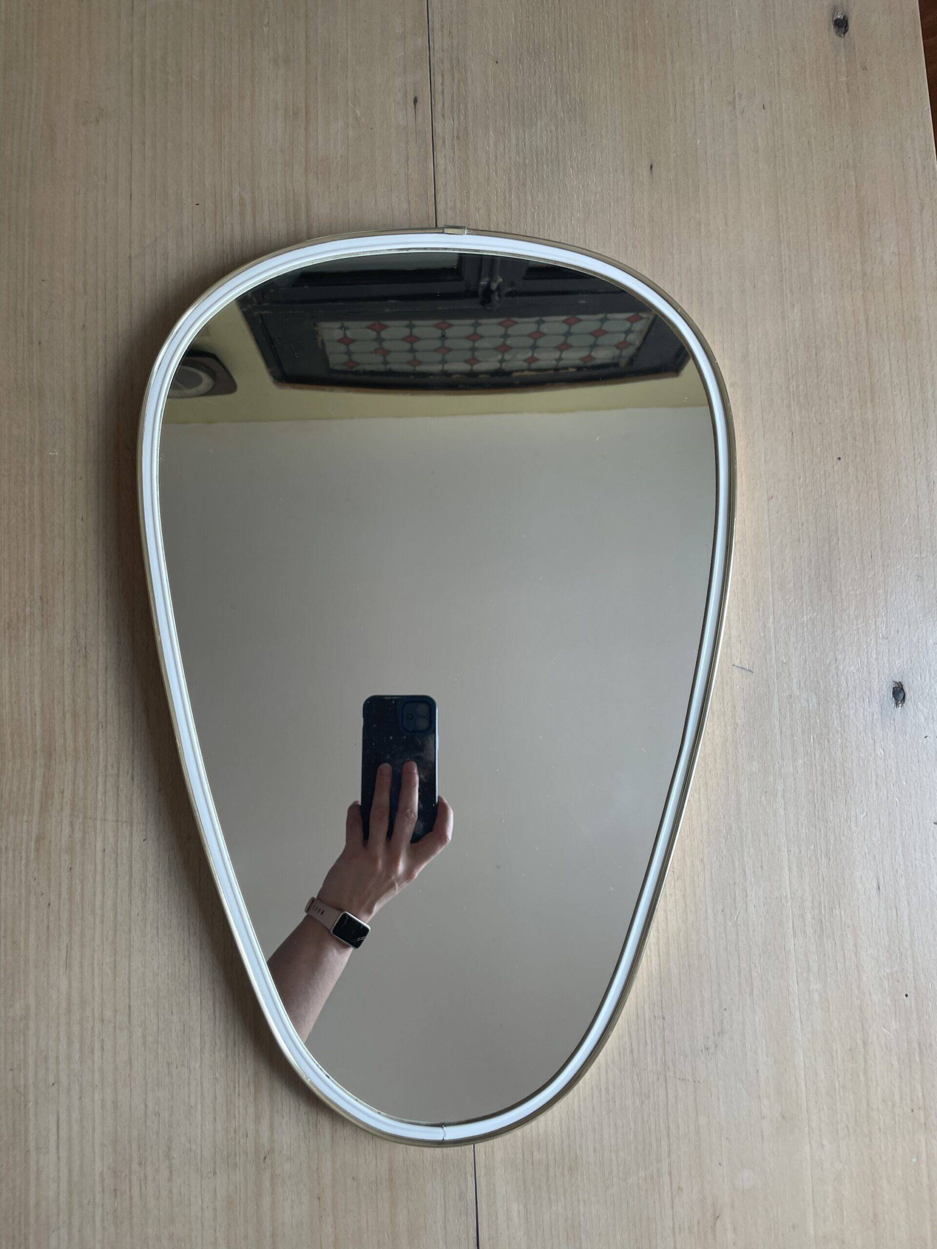 1950s rear-view mirror