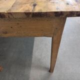 Rustic farmhouse table with drawers