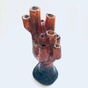 Mid-Century Cactus-Shaped Ceramic Candleholder, 1960s