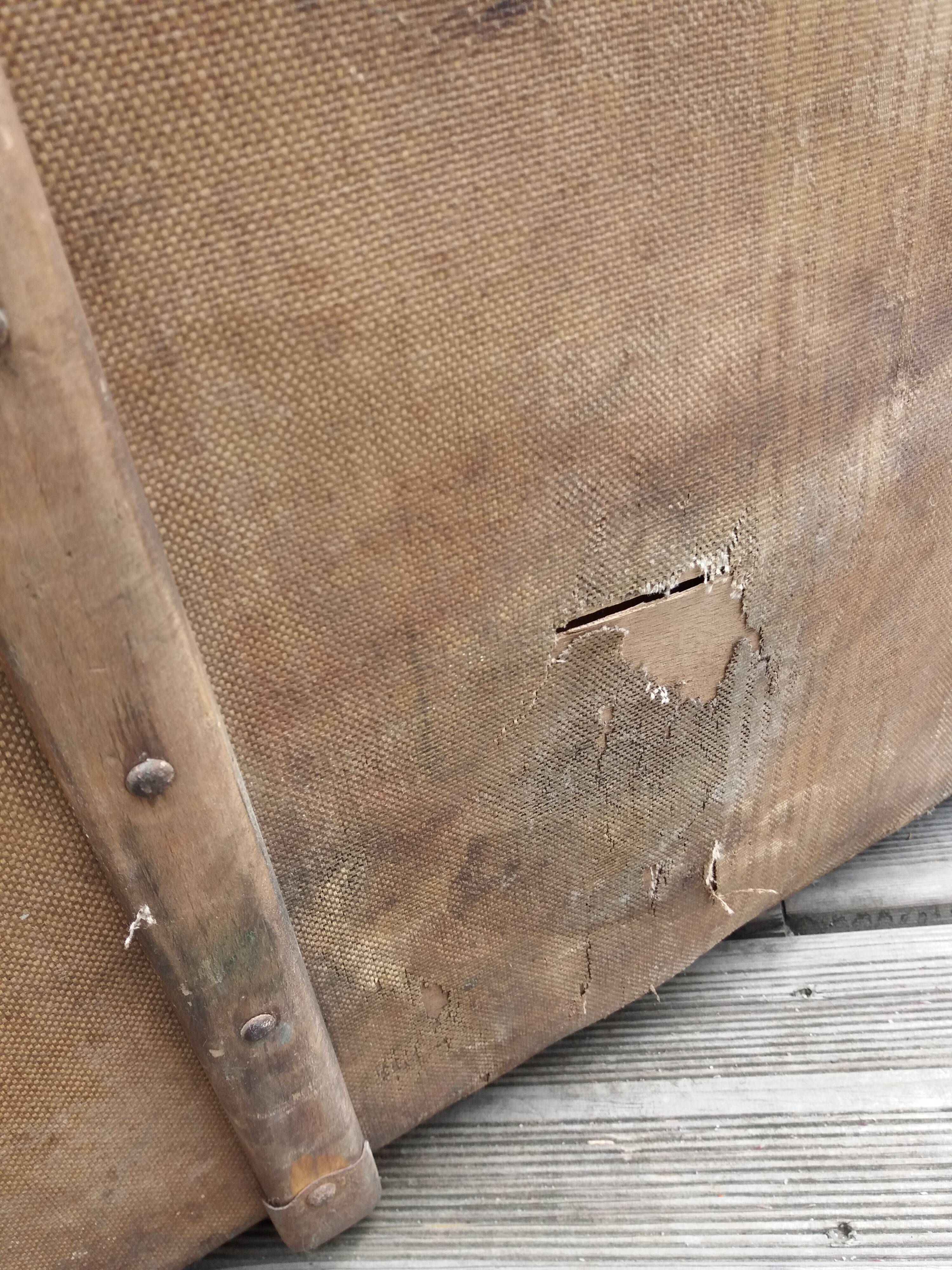 Old travel trunk