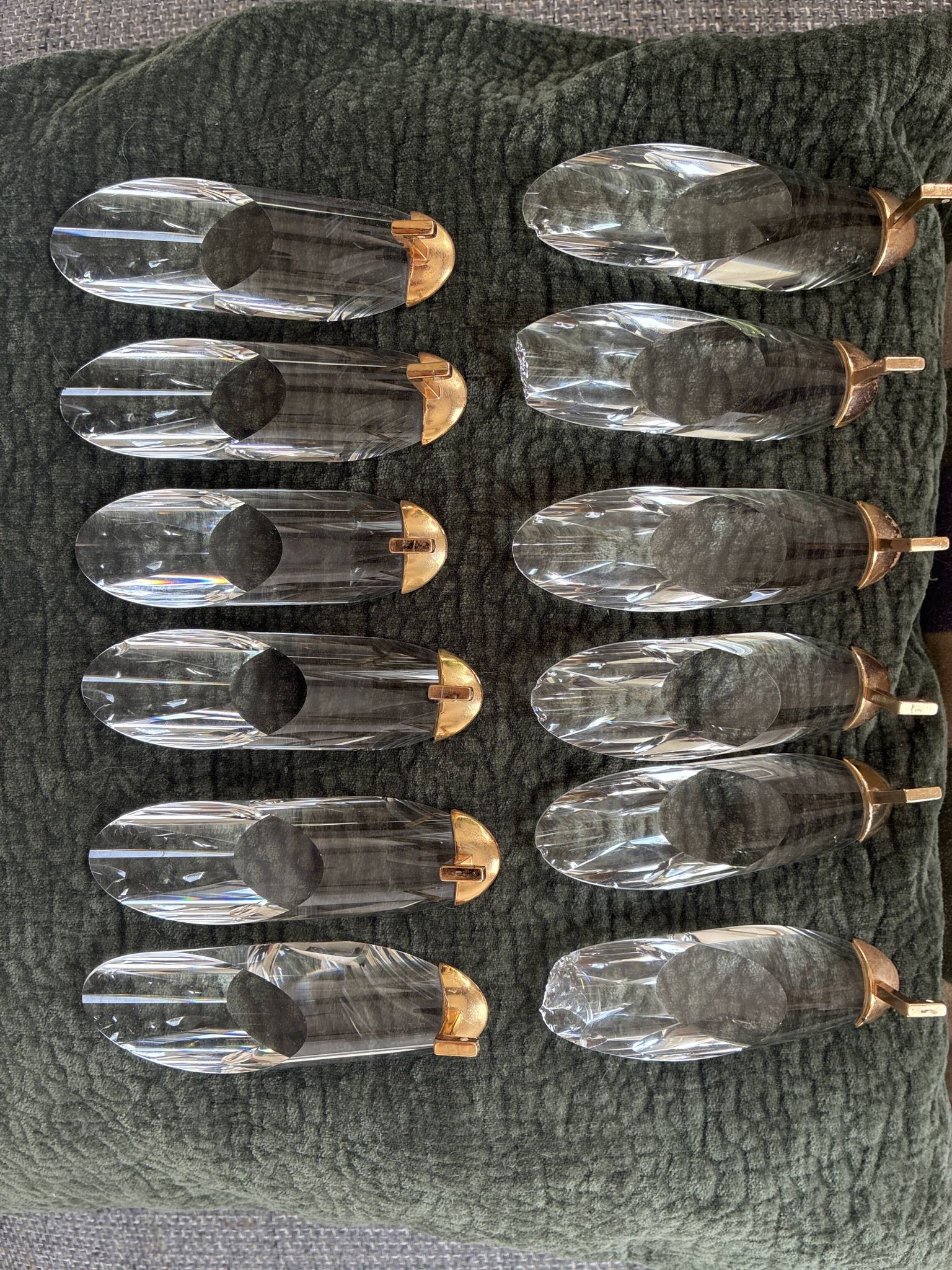 Vintage sputnik ceiling light — glass spikes