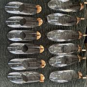 Vintage sputnik ceiling light — glass spikes