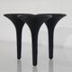 Scandinavian cast iron candle holder by Christer Holmgren