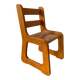 Vintage sled children's chair