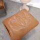 Vintage COR Swing armchair with ottoman, Reinhold Adolf, cognac leather