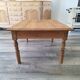 Farmhouse coffee table in solid wood, country style.