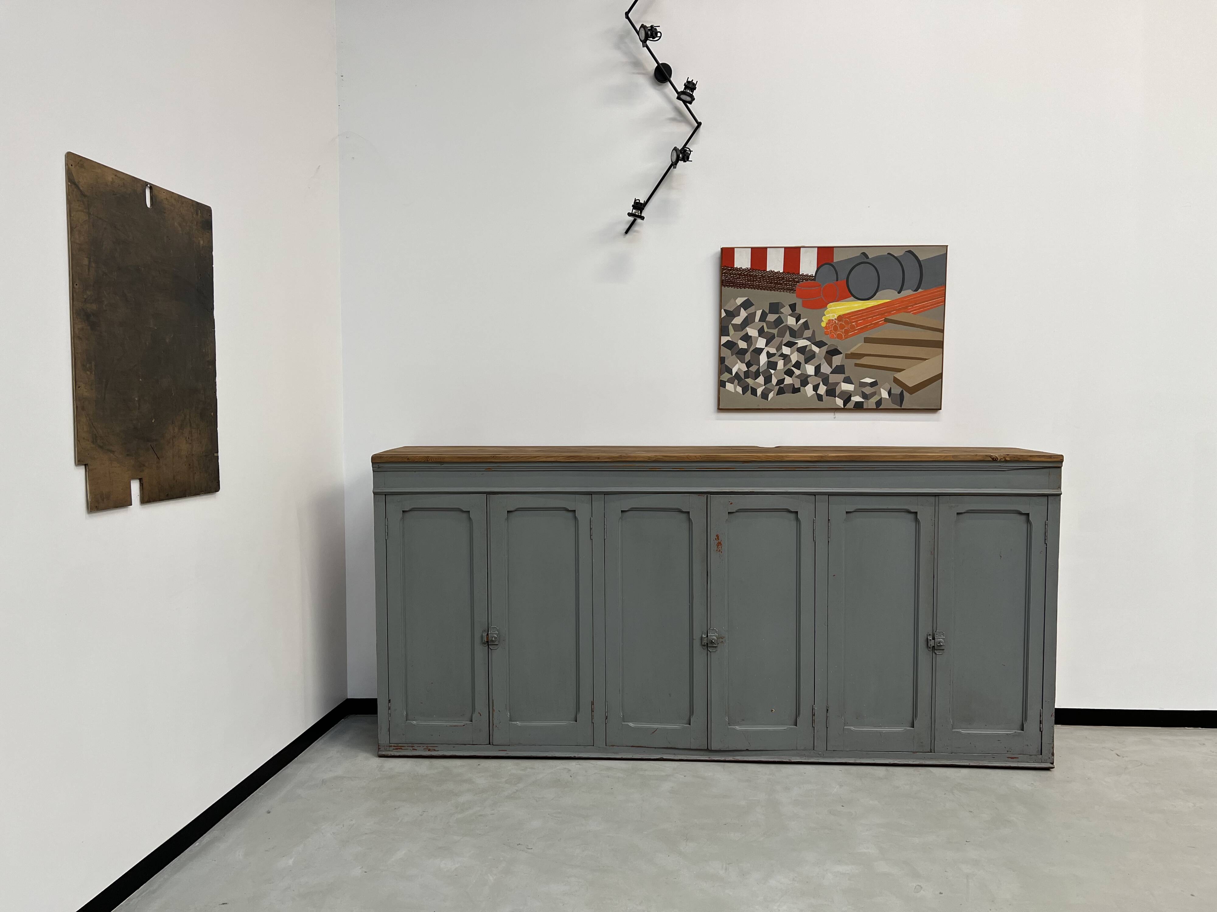 XXL workshop sideboard from the 1950s
