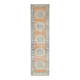 Vintage Turkish Oushak handmade wool runner 81x318