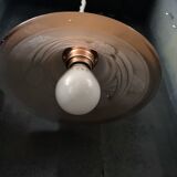 Pink glass walking lamp