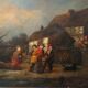 Peinture à l’huile sur toile école anglaise 19ème siècle