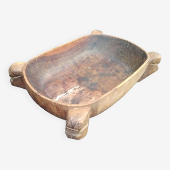 Old wooden trough popular art Africa