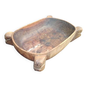 Old wooden trough popular art Africa