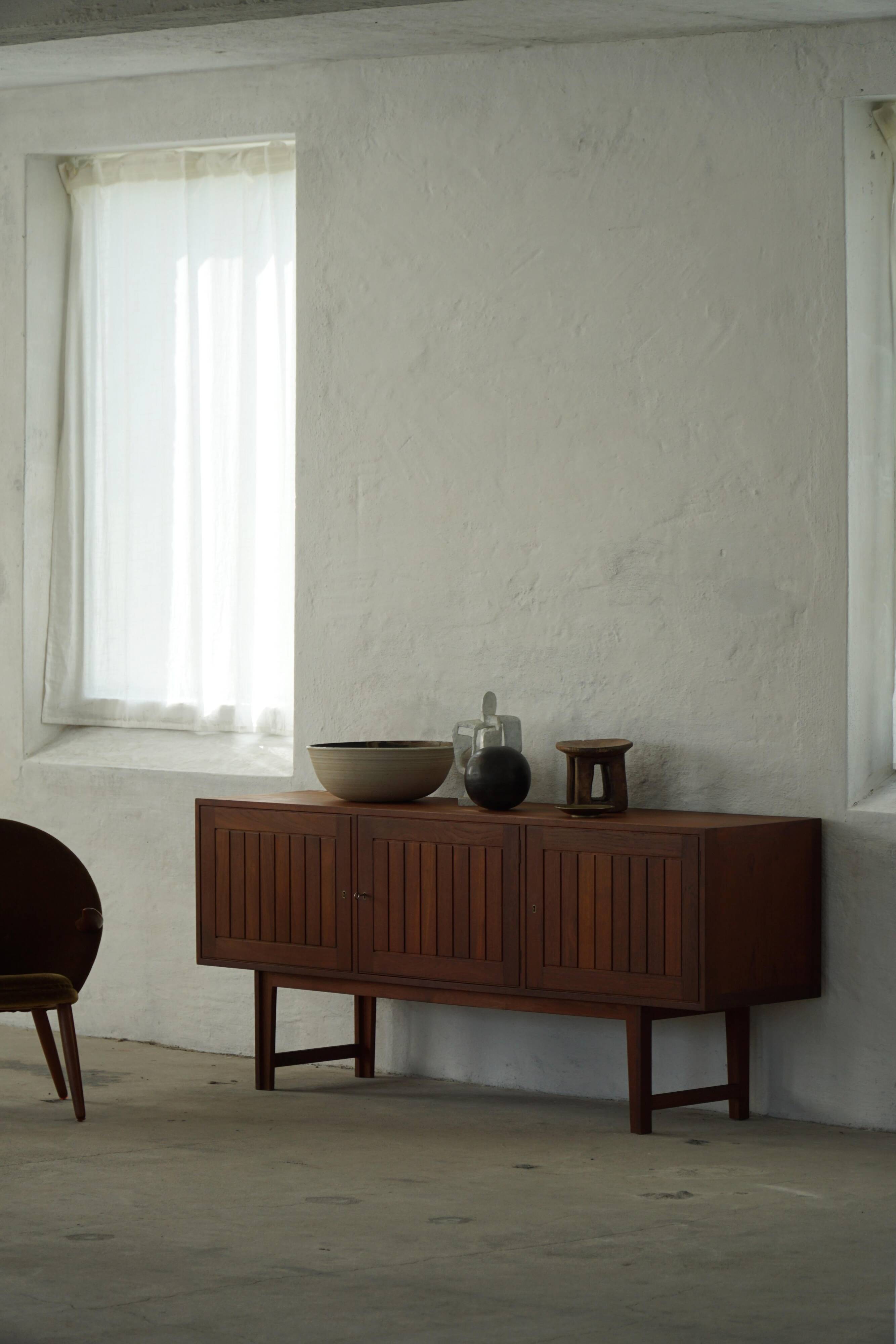 Kurt Østervig, teak buffet base, VAMO, modern Scandinavian mid-century, 1960s