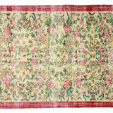 Anatolian handmade vintage rug 256 cm x 175 cm