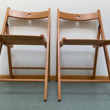 Paire de chaises pliantes