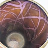 Rare Joska vase, Art Nouveau style, iridescent blown glass, Germany 1990