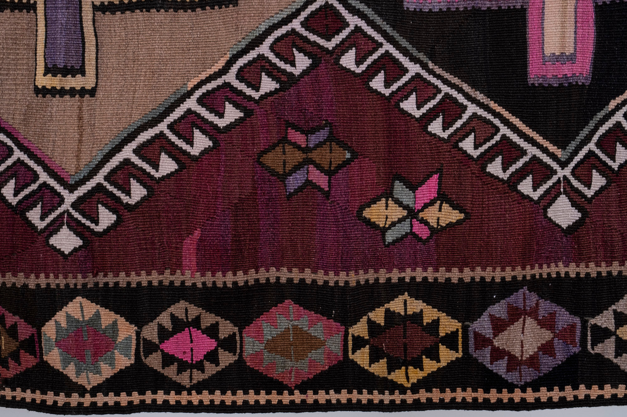 Turkish Kars kilim rug 165 x 425 cm