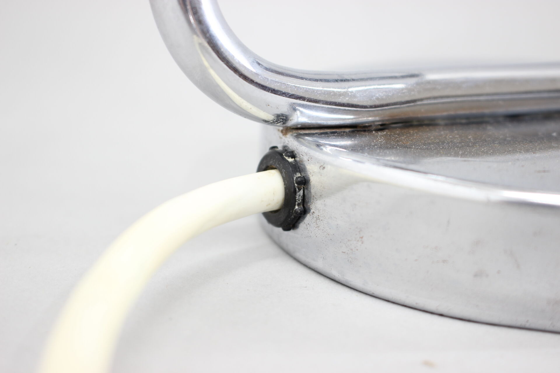 1930s Aluminium Table Lamp,Czechoslovakia