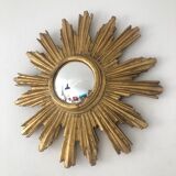 Sun mirror witch's eye 39cm vintage 1960