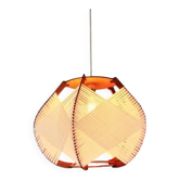 Scandinavian wooden woven pendant – Sora XL – D55 cm – 42 colours