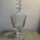 Antique crystal carafe from Saint Louis, Bubble model, 20th century.