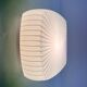 Midcentury Glass Ceiling Lamp/Flush Mount or Wall Lamp, 1970s - Czechoslovakia