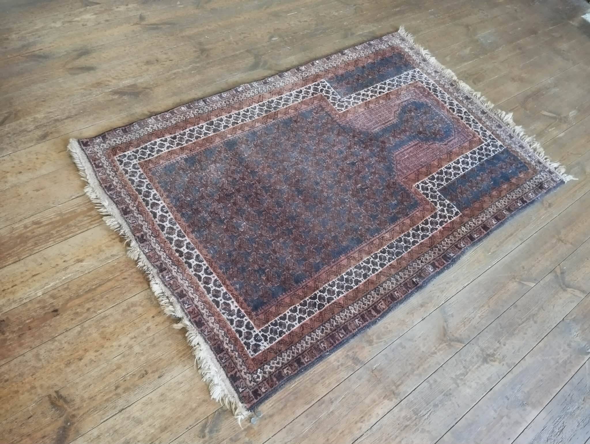 Handmade Afghan Belouch rug 138x91cm