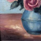 Painting signed Brault 1952