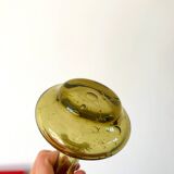 small soliflore in bubbled glass Biot style design from the 70s