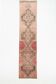 3x13 Vintage Red & Brown Classic Persian Runner Rug, 92x408Cm