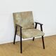 Fauteuil scandinave pieds compas 1960