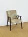 Scandinavian armchair with compass legs from the 1960s.