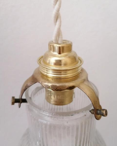 Duo of small glass pendants