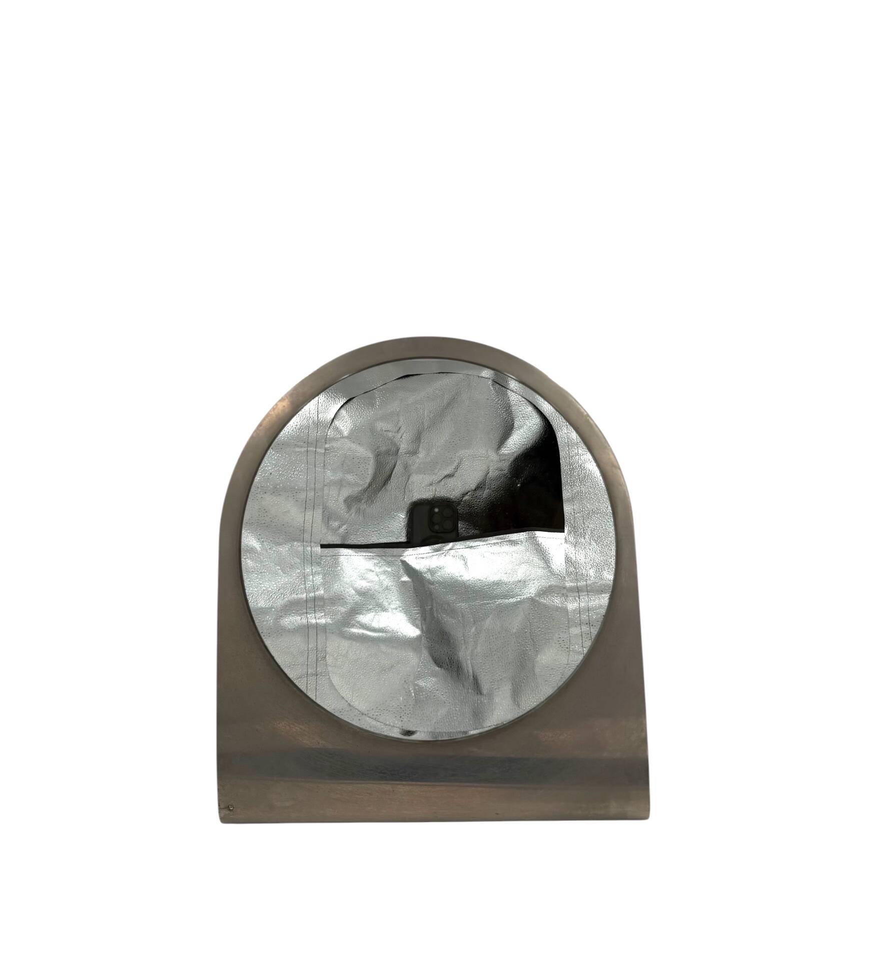 Mid-century table mirror / vanity, France 1970s
