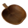 Scandinavian fruit bowl apple in teak
