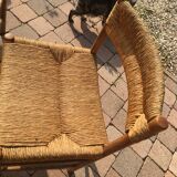 Lot of 4 chairs Dordogne of Robert Sentou 1960