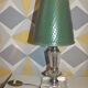 Pair of 50s table lamps in glass