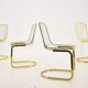 Lot de 4 chaises, Italie, années 1970