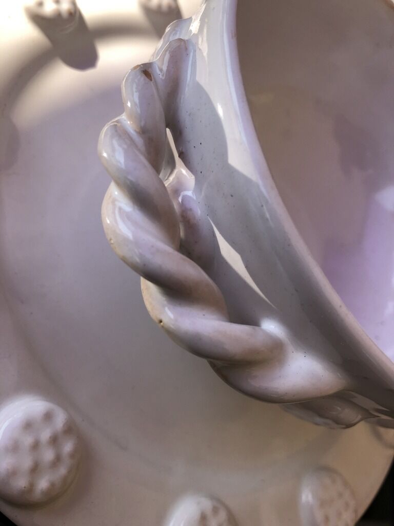 Breakfast service crafted earthenware