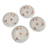 Set of 4 Haviland Limoges bowls for the Louvre Museum