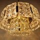 Lustre en cristal Hillebrand vintage, années 1960
