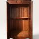 Louis XV style armoire with two bevelled mirror doors.