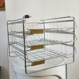 Range mail Grieshaber in steel wire design 60s - 70s