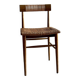 Chaise tressée vintage